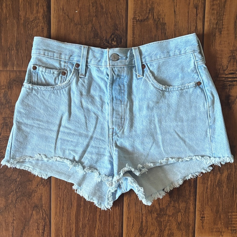 Levi's 501 Distressed Denim Jean Shorts for Women